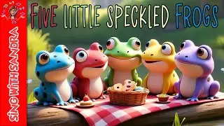 💖 Five Little Speckled Frogs 💖 Children's Songs and Children's Stories at Sing With Sandra
