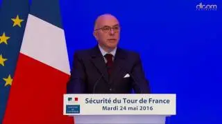 Présentation du dispositif de sécurité du Tour de France 2016