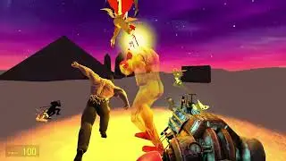 Making the thumbnail behind the scenes (GMOD)
