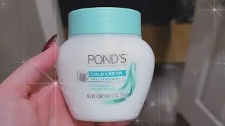 Retro Skincare Review: POND'S Cold Cream for makeup removal and glowy skin ✨️