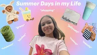 summer days in my life!! *shopping, jellycats, makeup + more*