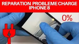 Réparation : problème charge iPhone 8 0%