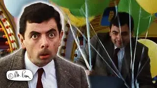 Mr Bean’s Balloons Lift The Pram By Accident | Mr Bean Live Action | Funny Clips | Mr Bean