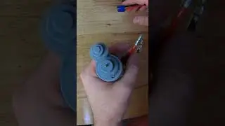 Прототип страйкбольного пистолета, напечатанный на 3D-принтере #3dпечать #прототип #созданиепрото...