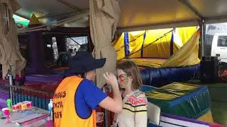Face Painting at the GymBus Ninja Park