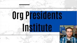 Organizational Presidents Institute