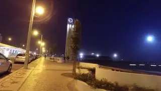 Figueira da Foz - Praia do Rel&oacute;gio ao Anoitecer
