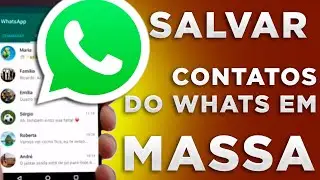Salvar contatos do WhatsApp em massa