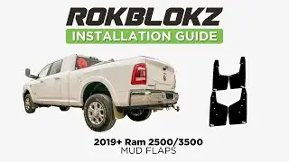 Rokblokz Mud flap Install on the 2019+ Ram 2500 & 3500 (5th Gen)