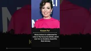 Who is Olivia Colman? #shorts #viral #trending #facts  #biography