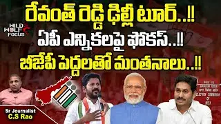 CM Revanth Reddy Delhi Tour | Delhi BJP Leaders | AP Politics | AP Elections | PM Modi | Wild Wolf