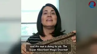 See the magic - The Super Absorbent Magic Doormat