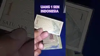 UANG 1 SEN INDONESIA TAHUN 1964 , SERI SUKARELAWAN
