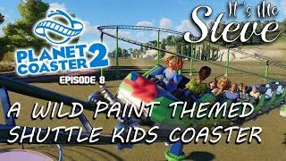This kiddie ride might spin your head off! - Red Carpet Park [Planet Coaster 2]