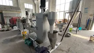 #PelletizingLine# BM90 PP/PE Two Stage Water Ring Pelletizing Line