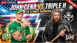 Triple H vs. John Cena😤🤴KING OF KINGS!Legend Difficulty | WWE 2K25 #verticallive #wwe2k25 #shorts