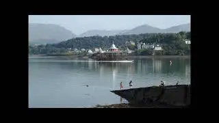 The wonderful view from the Gazelle Hotel at Glyn Garth Menai Bridge Ynys Mon Cymru/Wales 12.8.25