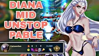 Diana Domination | Mid lane gameplay | League of legends wild rift