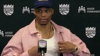 Russell Westbrook PostGame Interview | Los Angeles Lakers vs Sacramento Kings