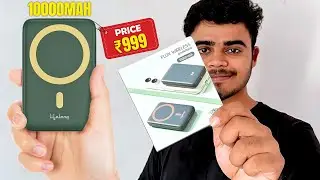 LifeLong Flux Wireless Powerbank Unboxing & Review 🔋 Best Wireless Powerbank Under ₹1000!