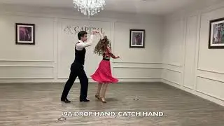 Salsa &ndash; Bronze Syllabus | Beginner Ballroom Pattern: Drop Hand Catch Hand