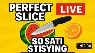 Perfect slices live gameplay!🍏🍆🍋🍑 #livegame #livestreaming #play #slices #perfectslice 