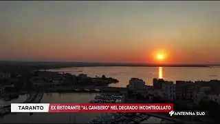 14 OTTOBRE 2025   TARANTO   EX RISTORANTE AL GAMBERO NEL DEGRADO INCONTROLLATO