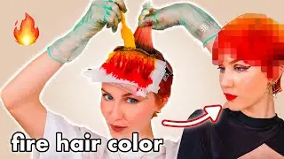 Dyeing my hair the colors of FIRE