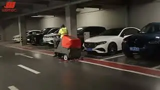 WEMEC WAB860 ride-on floor scrubbing machine 