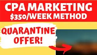 Promote This TRENDING CPA Marketing Offer During Quarantine! (2020 Method MaxBounty for Beginners)