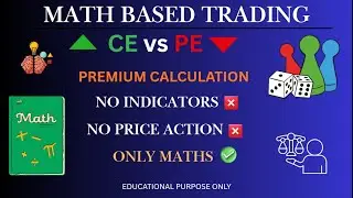 Learn Option trading Using Math #optionbuying #trading #optiontrading #niftyoptions #nifty #sensex