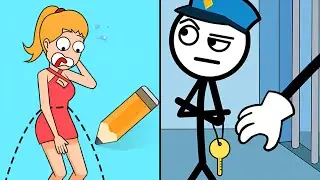 Головоломка &laquo;Вор против головоломки с рисунком&raquo; (Draw It Story) &mdash; увлекательный мобильный геймпле...