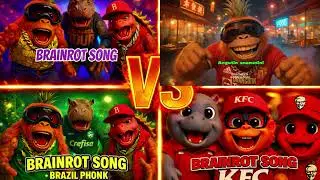 Brainrot Song VS 🤯 School Edition vs Brazil Phonk vs KFC (INSANE BATTLE!)