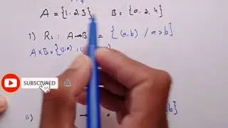 What are Discrete Math RELATIONS all about? || Relation in discrete mathematics