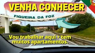 FIGUEIRA DA FOZ - PORTUGAL 🇵🇹 | Conhecendo onde irei trabalhar 🙏👷‍♂️ #trabalhoemportugal #praia