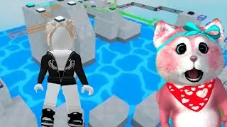 *Team work Puzzles 2*~BEAR_RB и @ENOTOTTI играют в обби на двоих~