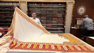 JUST BEAUTIFUL😍Bangalore Wholesale Fancy Sarees, Tussar Silk & Semi Crepe Sarees with Free Shipping.