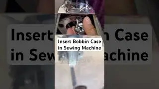How to Insert a Bobbin Case in Sewing Machine| Basic Machine Handling | Tailoring Class #basicsewing