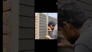 Amazing wall plaster ceramic brick design cutting #amazing #plaster #ceramic #brick #design #shorts