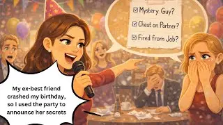 My ex-best friend crashed my birthday, so I used the party to announce her secrets