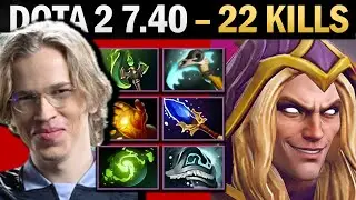 Invoker MID Pro с Parasma и 22 убийствами - Геймплей Dota 2