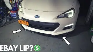 BRZ CS Style Front Lip Install!!