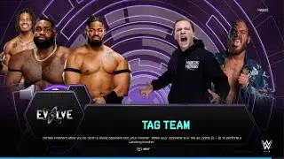 WWE 2K25 The High Ryze Vs. Marcus Mathers & Aaron Rourke - WWE Evolve 10/8/25