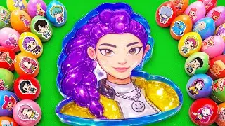 Satisfying ASMR | Making Rumi KPop Demon Hunters Slime Bathtub by Mixing Paw Patrol CLAY Mystery Egg