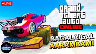 Skill test And Parkour Races in GTA 5 Gameplay | Fun stream| Tamil |Ultimate stunt races