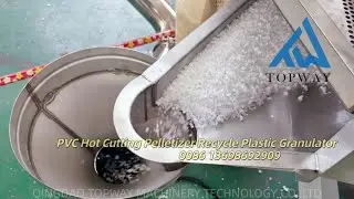 PVC Hot Cutting Pelletizer Recycle Plastic Granulator PVC Pellet Making Machine