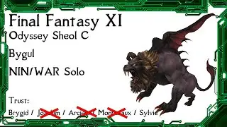 FFXI Odyssey Sheol C Bygul NM Ninja Solo w/ Trust