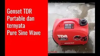 🔴 Genset TDR TI 2000 Portable dan Pure Sine Wave