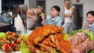 丈夫假装扫地，实则偷吃香蕉，没想到媳妇儿不上当了😂【朱大帅and依美姐】
