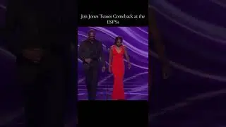 Jon Jones at the ESPYs #mma #ufc #sports #jonjones #espys #mmanews #comeback #tomaspinall #retired